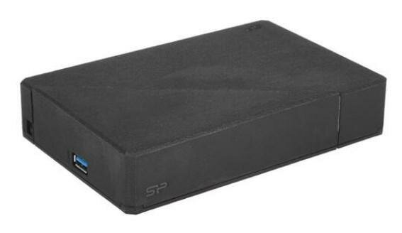Внешний жесткий диск 6TB Silicon Power Stream S07 3.5 USB 3.2 адаптер питания Черный