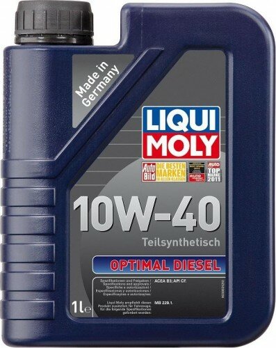 Масло дизельное LIQUI-MOLY SAE 10W40 Optimal Diesel 1 л 3933 полуcинтетическое, бут
