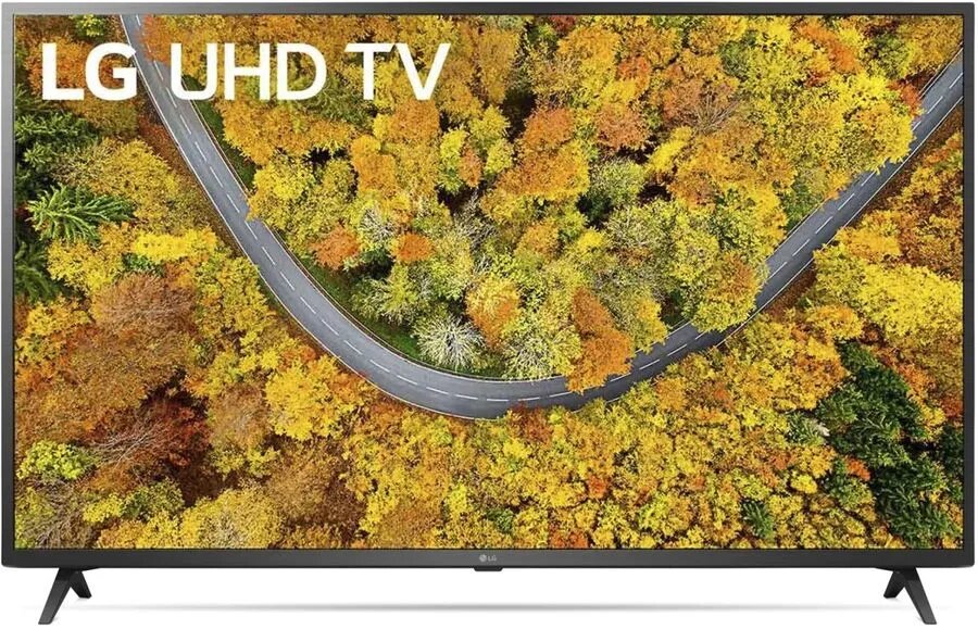 55" Телевизор LG 55UP76006LC.ADGG, 4K Ultra HD, черный, смарт ТВ, WebOS