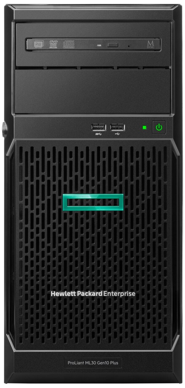 Сервер HPE ProLiant ML30 Gen10 Plus P44718-421 форм-фактор Tower/Intel Xeon E-2314(28GHz)/16GB DDR4-3200 UDIMM/ 8x25"M2