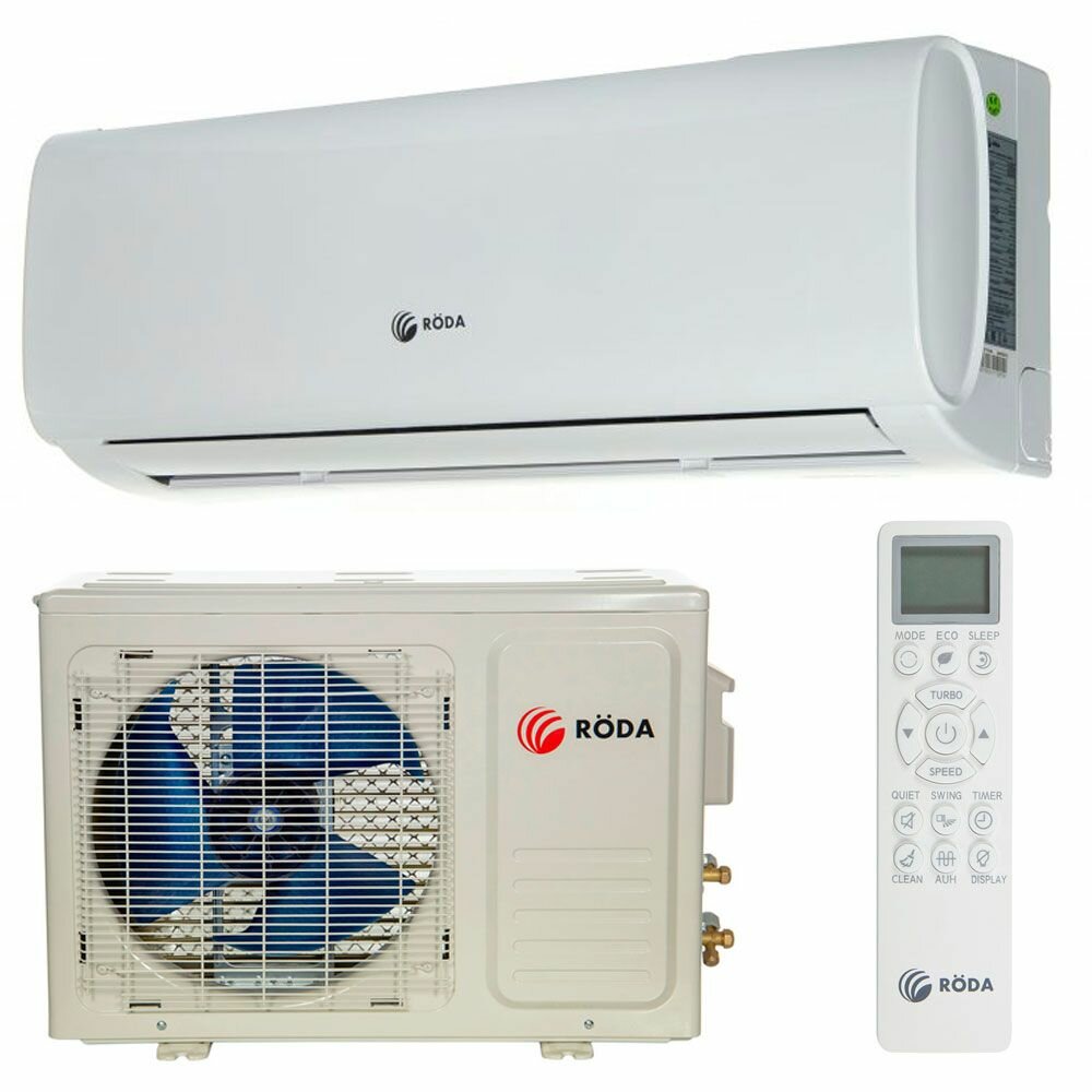 Настенный кондиционер RODA ARCTIC NANO INVERTER RS-GL24A/RU-GL24A - фотография № 1