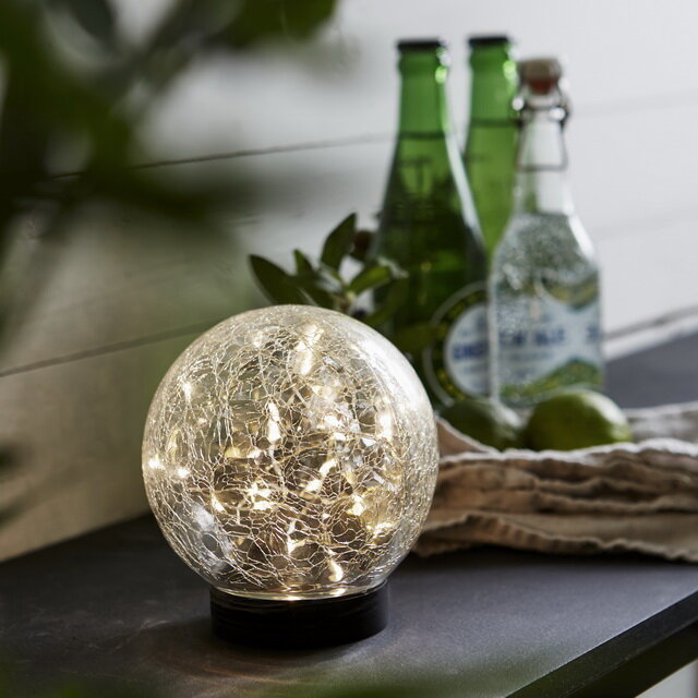 Star Trading Садовый светильник-шар на солнечной батарее Solar Sphere 13*12 см теплый белый IP44 480-40