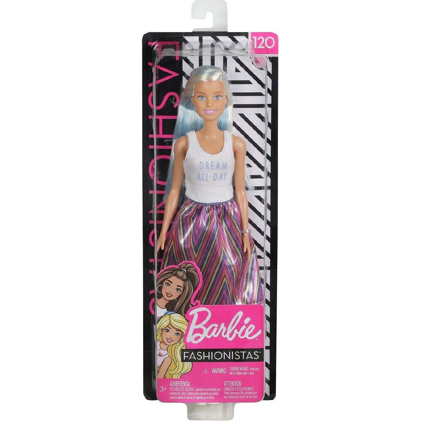 Barbie игрушка Mattel Barbie кукла из серии Игра с модой в ассортименте FXL53