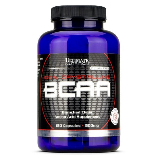 Ultimate Nutrition 100% Crystalline BCAA (120 кап)