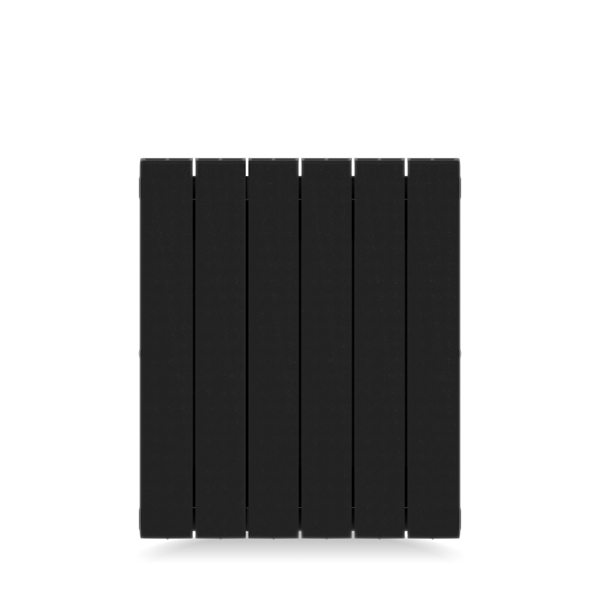 Радиатор Rifar Supremo 500 6 секций боковое подключение биметалл цвет чёрный