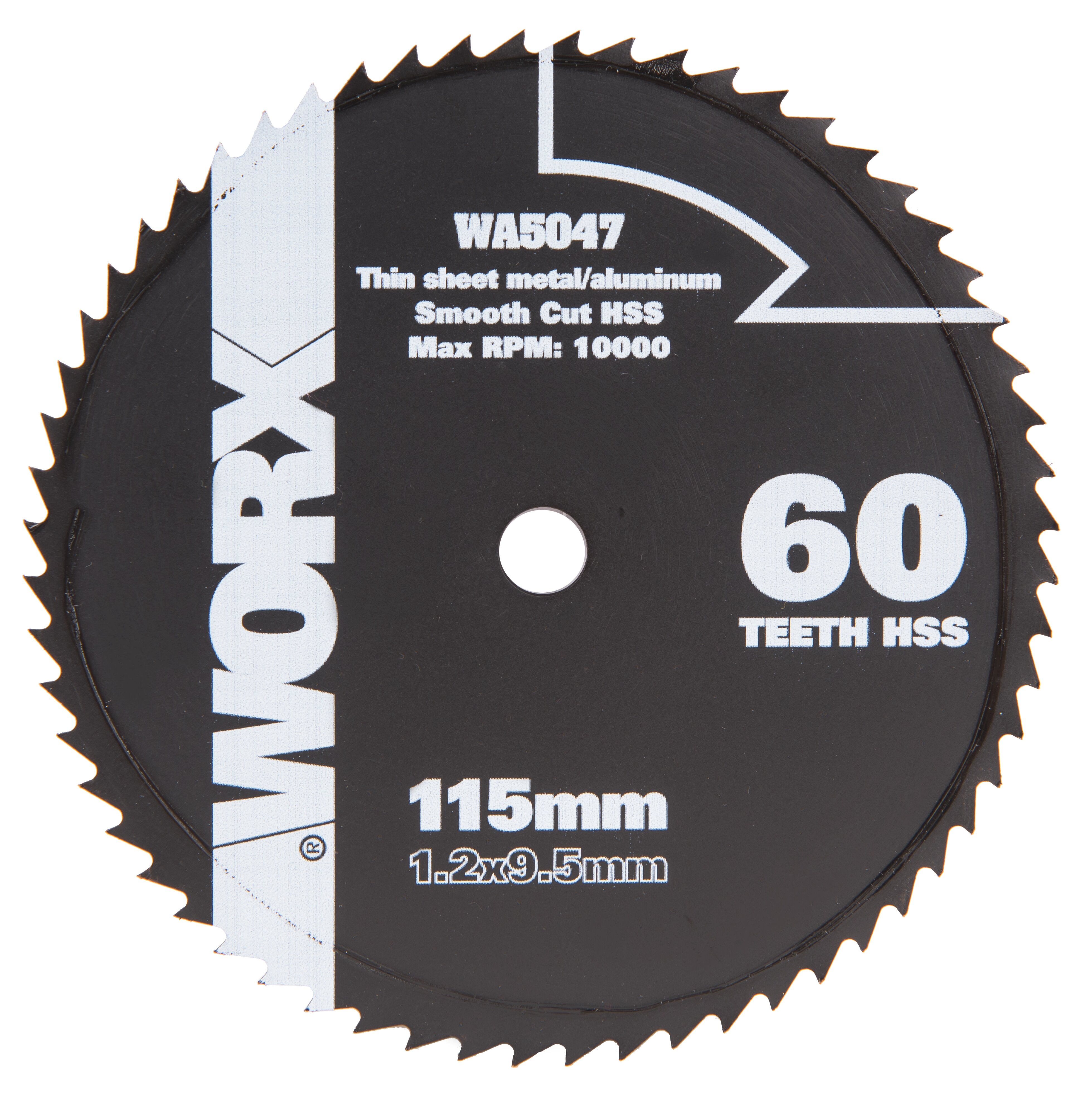 Пильный диск по металлу WORX WA5047 60T HSS