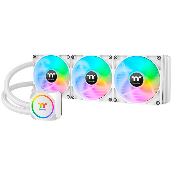 СВО Thermaltake TH420 ARGB Sync Snow Edition/All-In-One Liquid Cooling System CL-W369-PL14SW-A