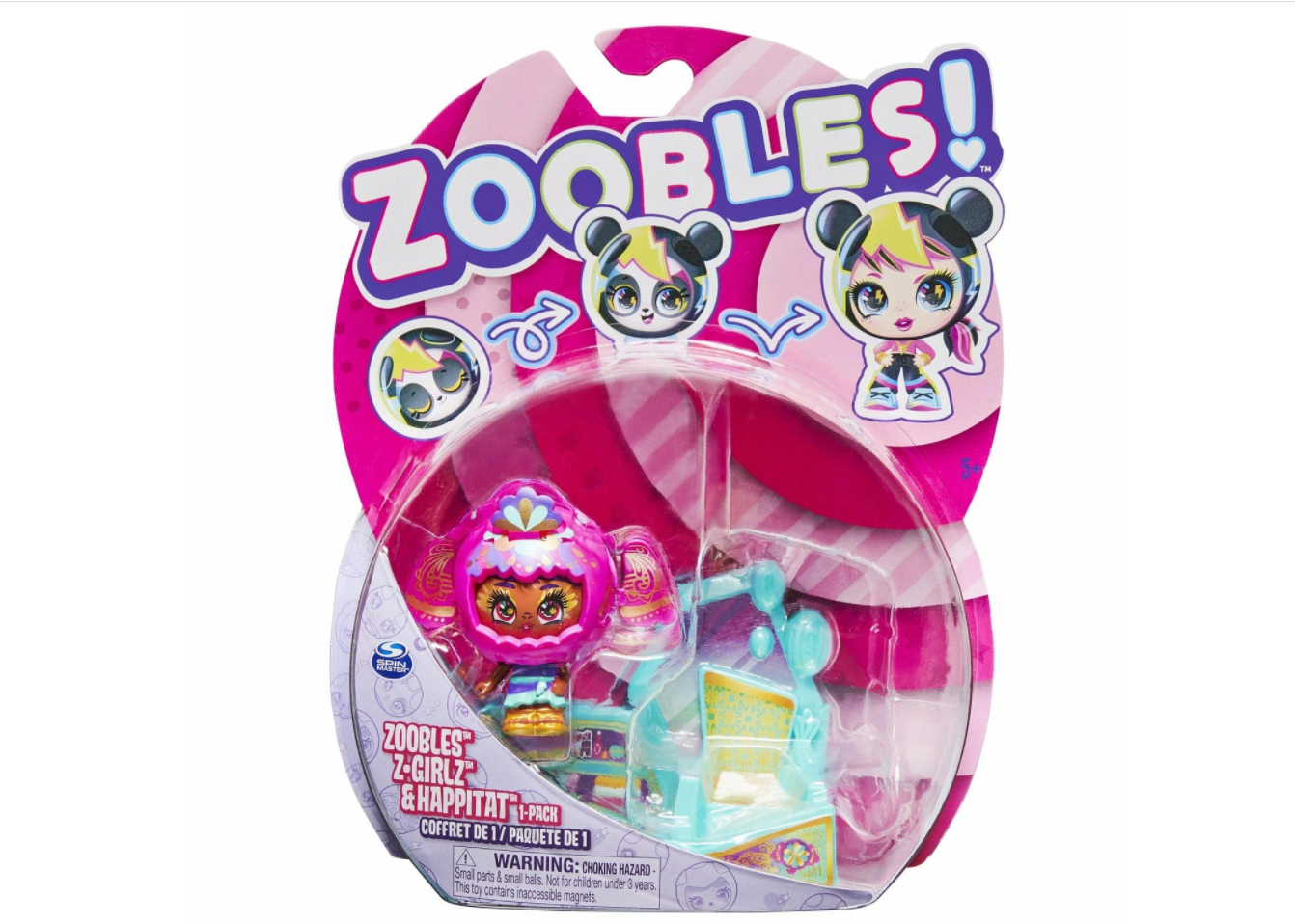 Zoobles Игровой набор Малышка ЗУ Слонёнок 6061365/20134941