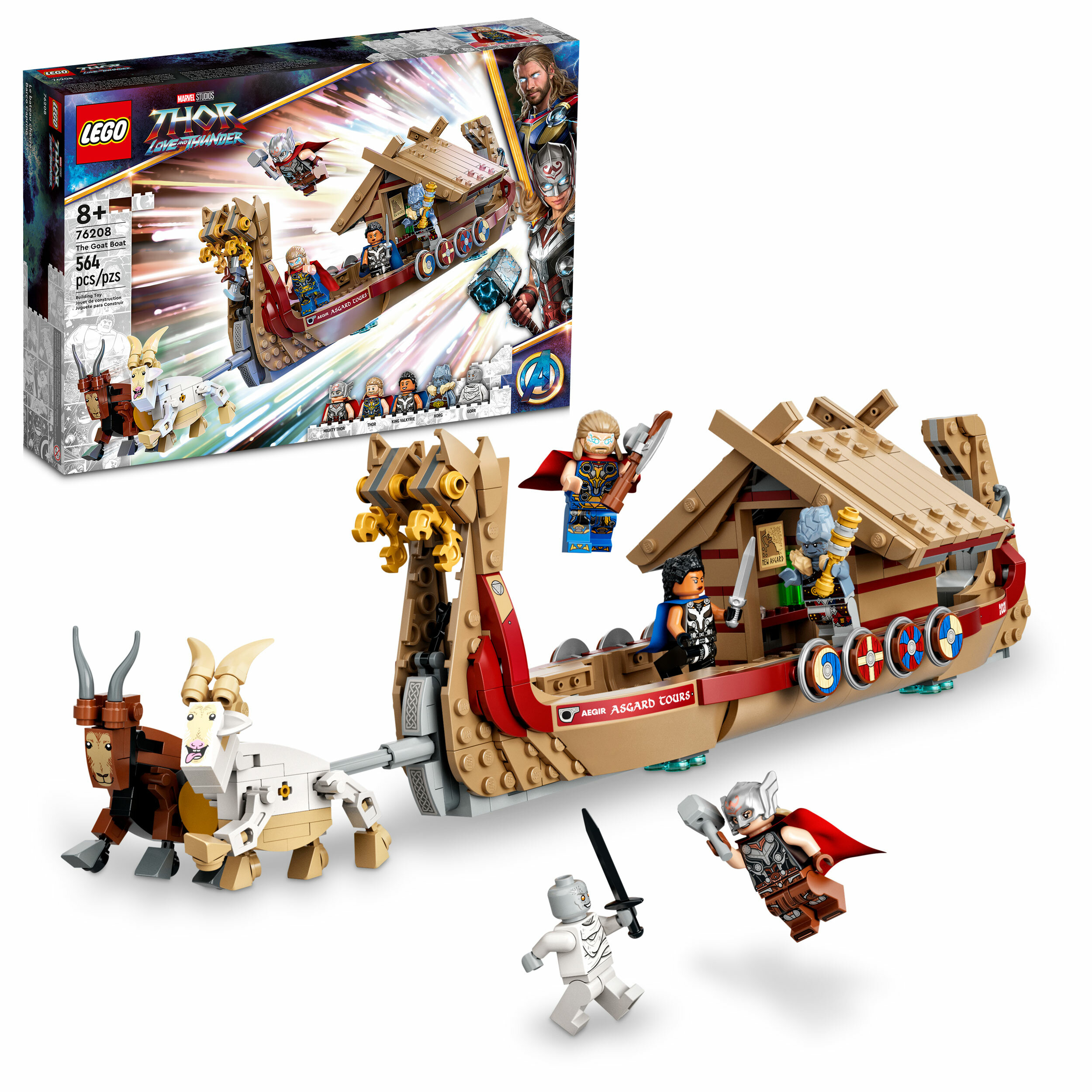 Конструктор LEGO Козел Лодка Marvel (76208)