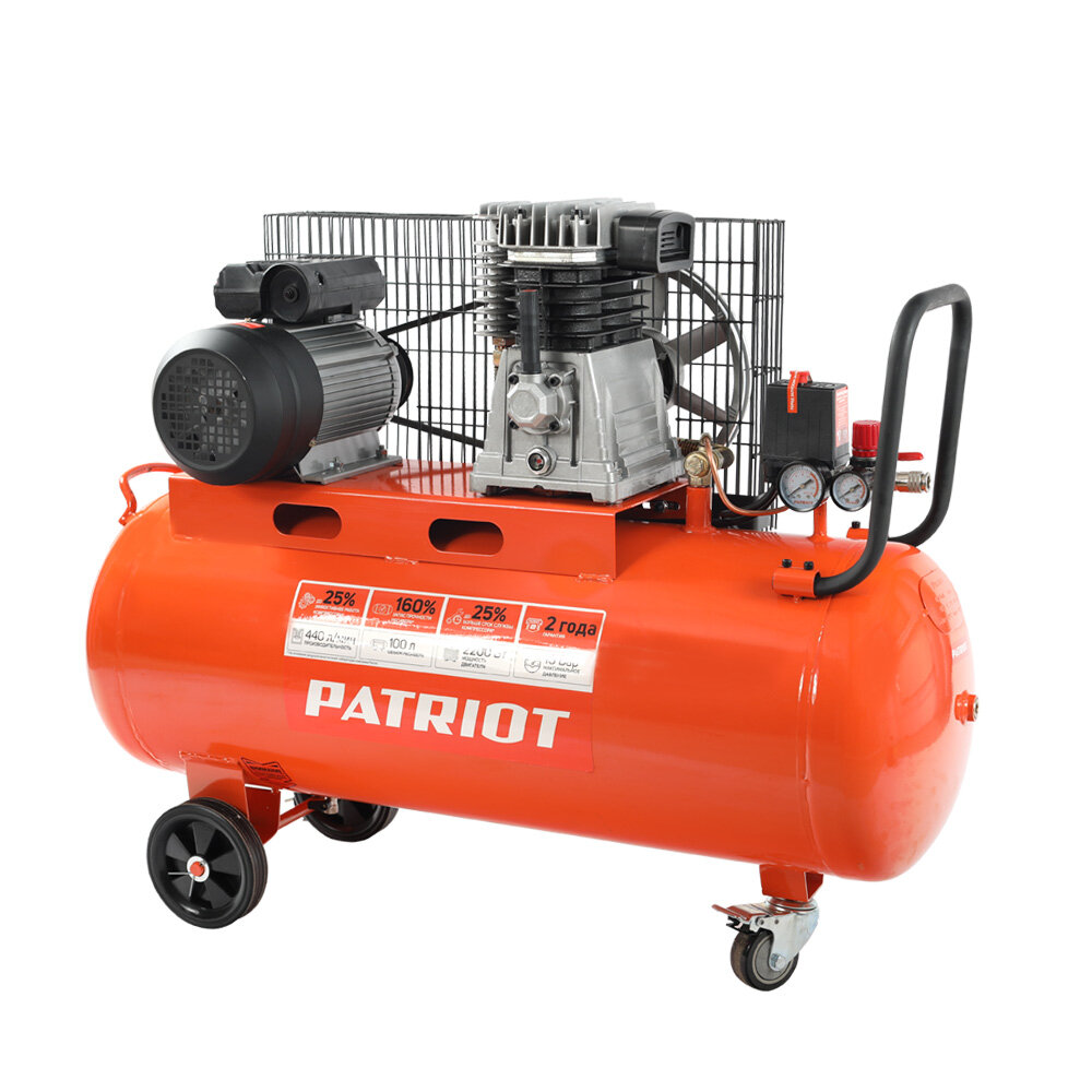 Компрессор масляный Patriot (525301965) PTR 100-440I 100 л 2,2 кВт