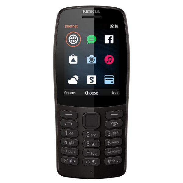 Телефон сотовый Nokia 210 DS TA-1139 Black