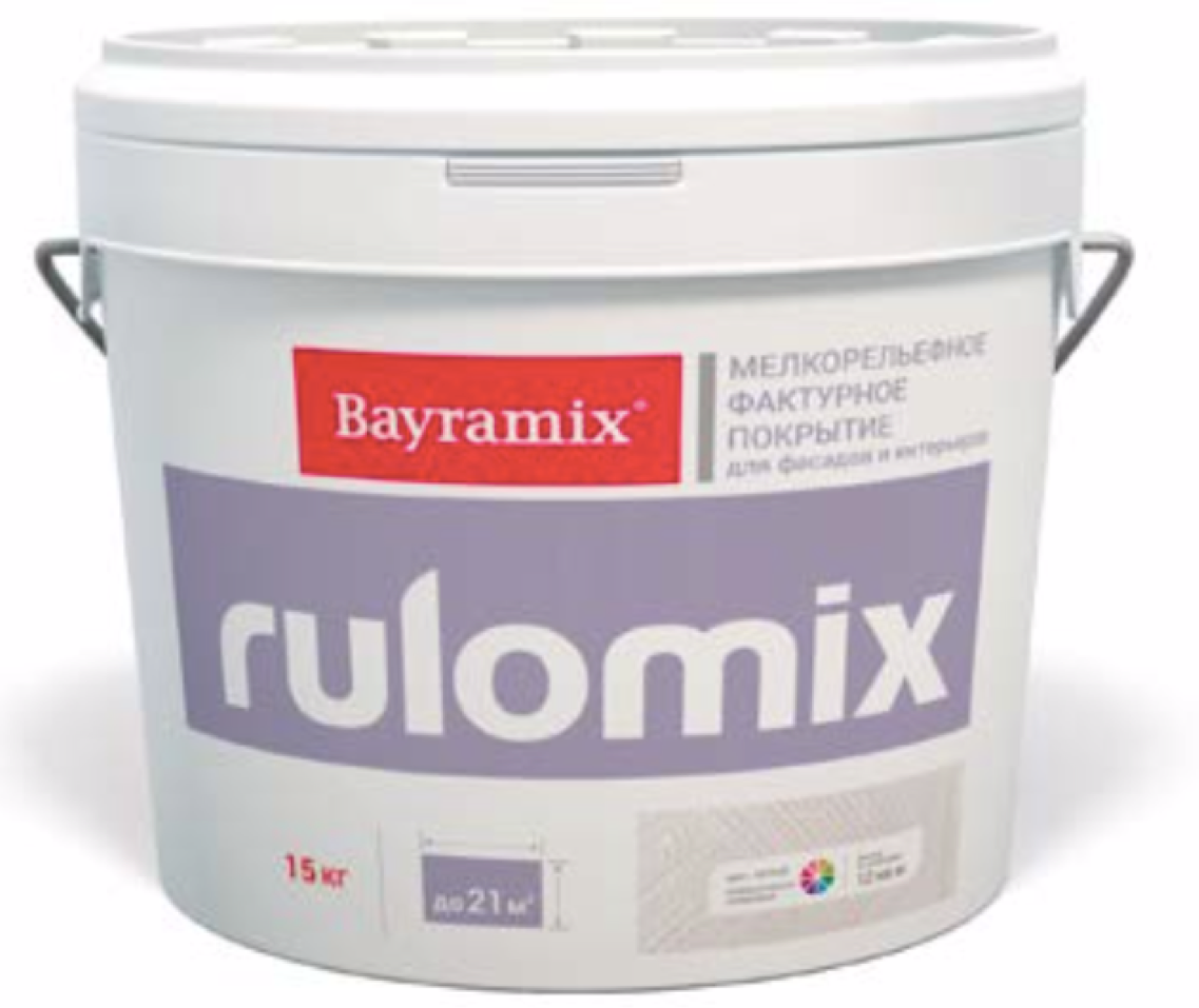 BAYRAMIX RULOMIX текстурное покрытие, мелкая шуба, RX 001 (15кг)
