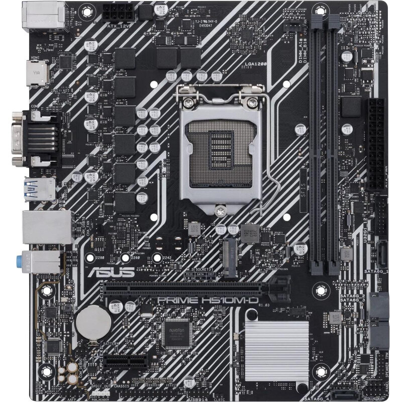 Материнская плата Asus PRIME H510M-D Soc-1200 2xDDR4 mATX VGA