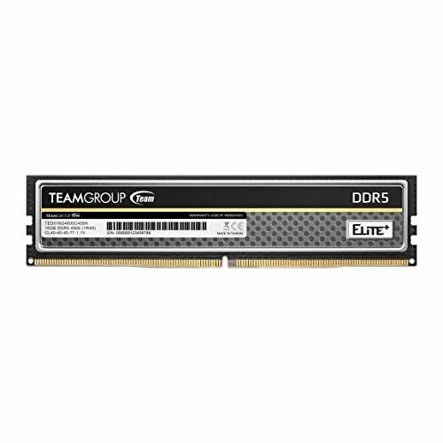 Модуль памяти Team Group ELITE PLUS 16GB DDR5-4800 Black (TPBD516G4800HC4001)