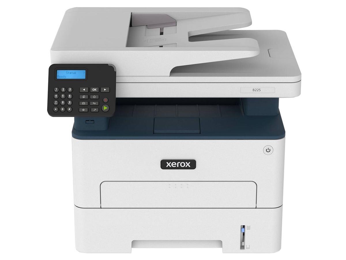 МФУ лазерное монохромное Xerox B225, A4, 34 стр/мин, 512Мб, ADF, Duplex, LAN, USB, Wi-Fi Белый B225V_DNI