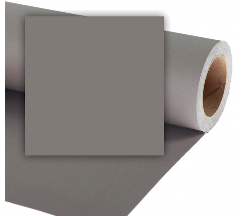 фото Фон VIBRANTONE 06 Strong Grey, бумажный, 2.1 x 6 м, серый