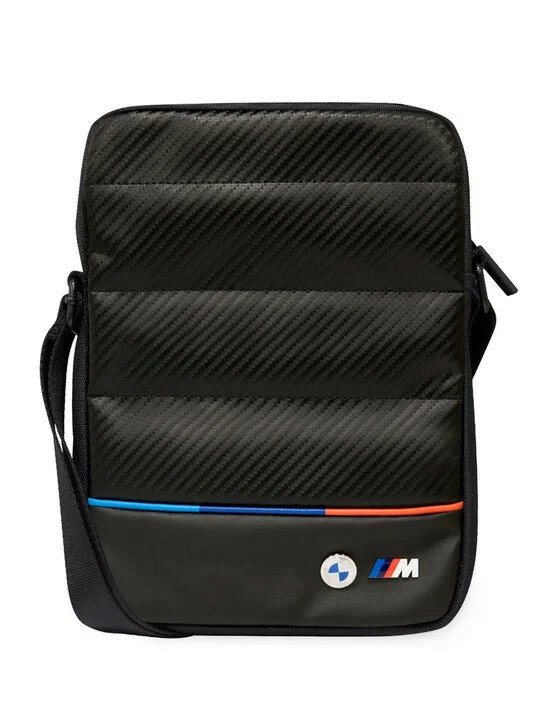 Сумка для планшетов 10" BMW Tablet Bag Carbon Tricolor с карманами Black (BMTB10PUCARTCBK)