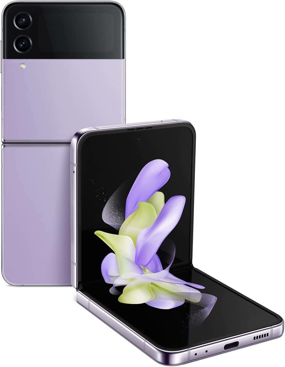 Смартфон Samsung Galaxy Z Flip 4 SM-F721B 256ГБ, пурпурный (sm-f721blvheue)