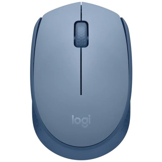 Мышь logitech M171 синий, серый (910-006866)