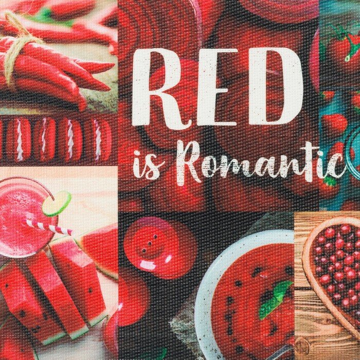 Салфетка на стол "RED is Romantic" 29*40 см - фотография № 3