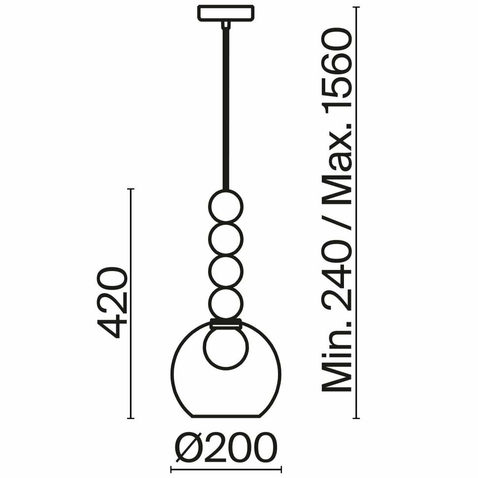 Freya Подвесной светильник Freya FR5220PL-01CH3