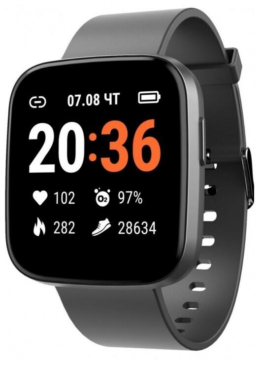 Умные часы Geozon MARATHON BLACK (G-SM19BLK)