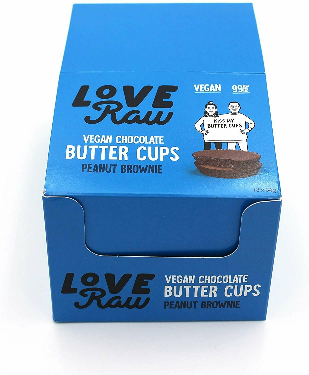 LoveRaw Веганский батончики с темным шоколадом и арахисовым маслом, брауни - фотография № 8