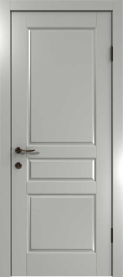 фото Межкомнатная дверь из массива сосны Граф "Jul" ДГ RAL 7044