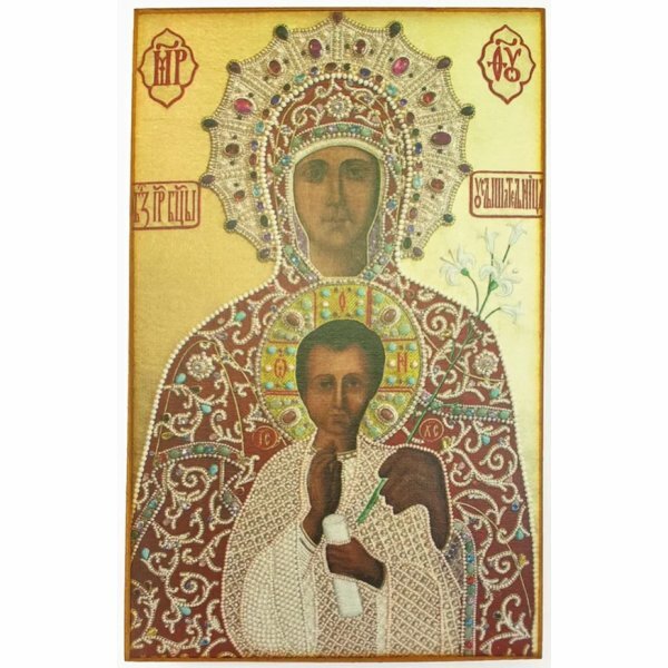 Икона Божьей Матери Услышательница (копия старинной), арт STO-541