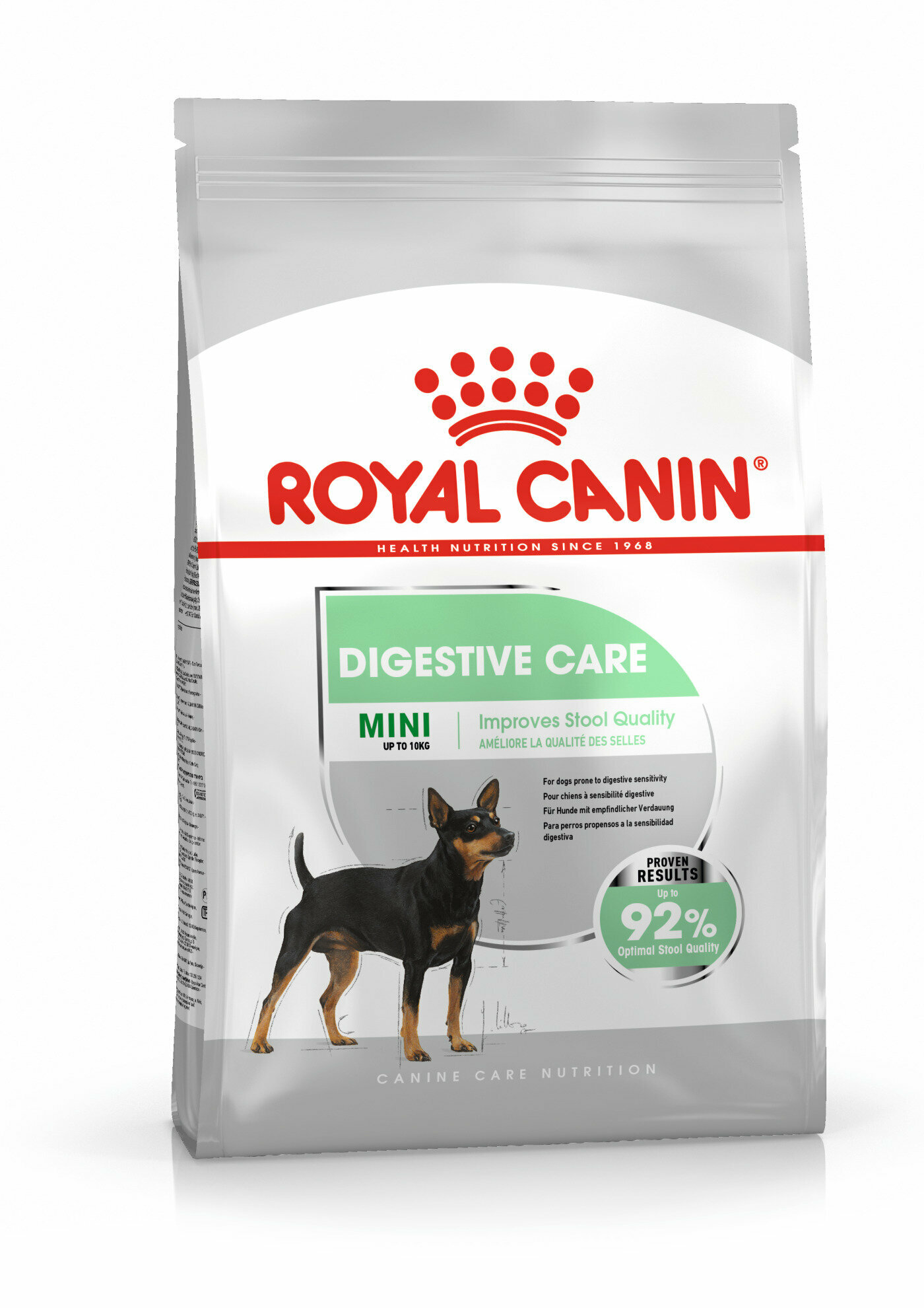 Корм сухой ROYAL CANIN MINI DIGESTIVE CARE корм для собак мелких пород с чувствительным пищеварением 1кг х 5 шт
