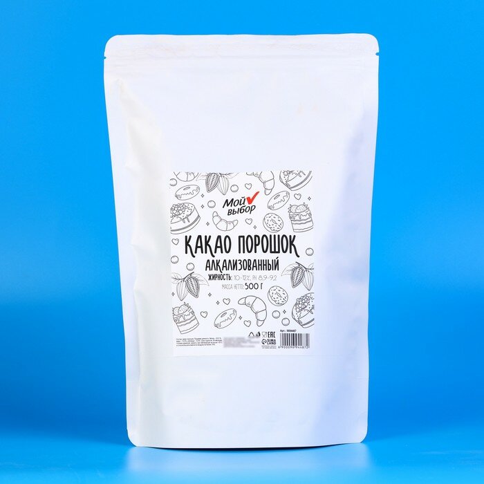 Какао порошок Сильной алкализации 10-12% DB400 Gerkens Cacao 500 г 9694487 - фотография № 1