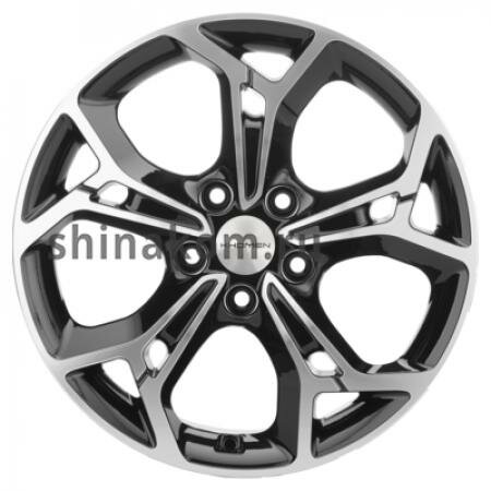 Диск 7*17 5*114,3 ET46 67,1 Khomen Wheels KHW1702 Black-FP (ASX)