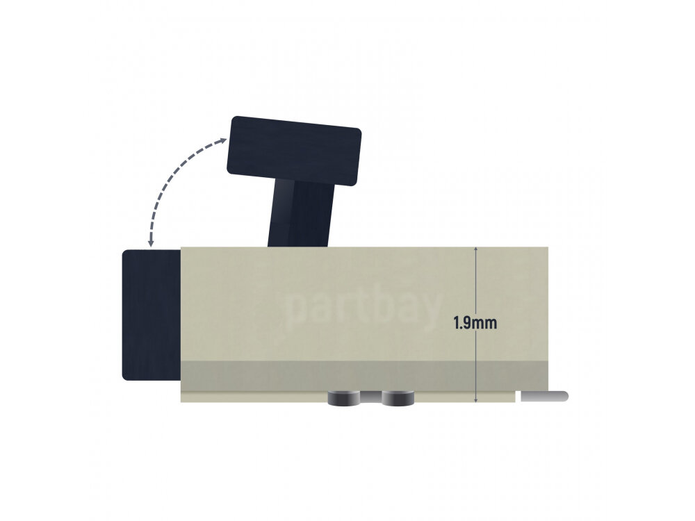 Коннектор для FFC FPC шлейфа 8-pin шаг 0.5mm ZIF нижние контакты SMT - фотография № 4