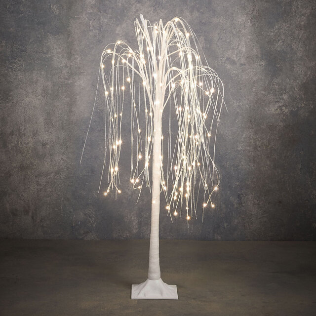 Edelman Светодиодное дерево Ива Рекмонд 120 см 140 теплых белых LED ламп таймер IP44 1086830