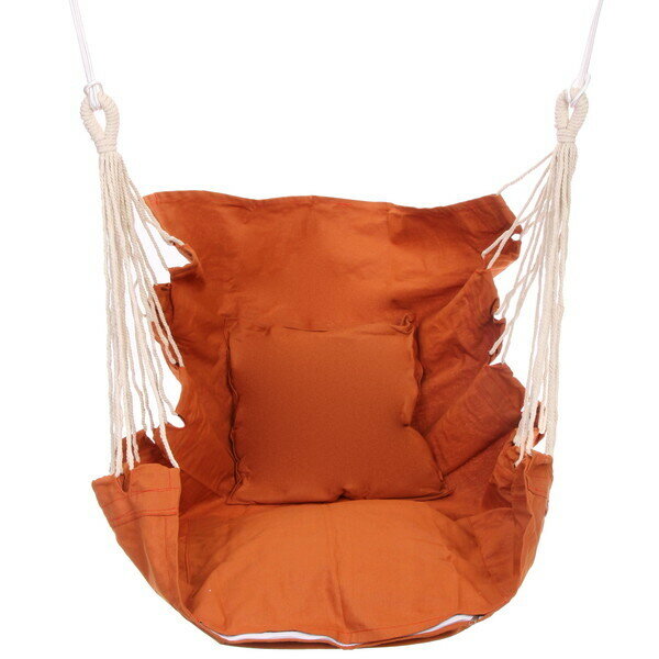 Гамак-кресло «Колористик» 100*130см сидячий, х\б с подушками, цвет кораловый - фотография № 2