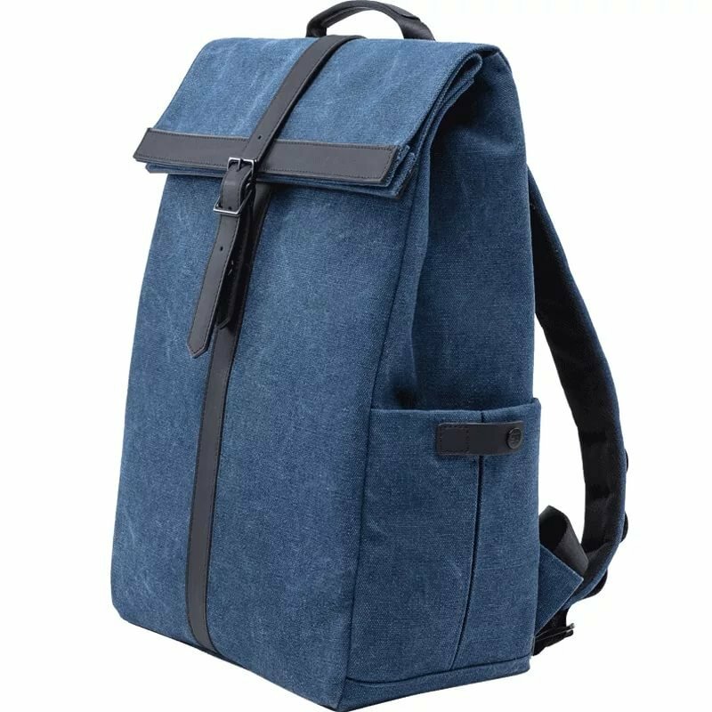 Рюкзак для ноутбуков 15.6" Xiaomi 90 Points Grinder Oxford Casual Backpack цвет: синий