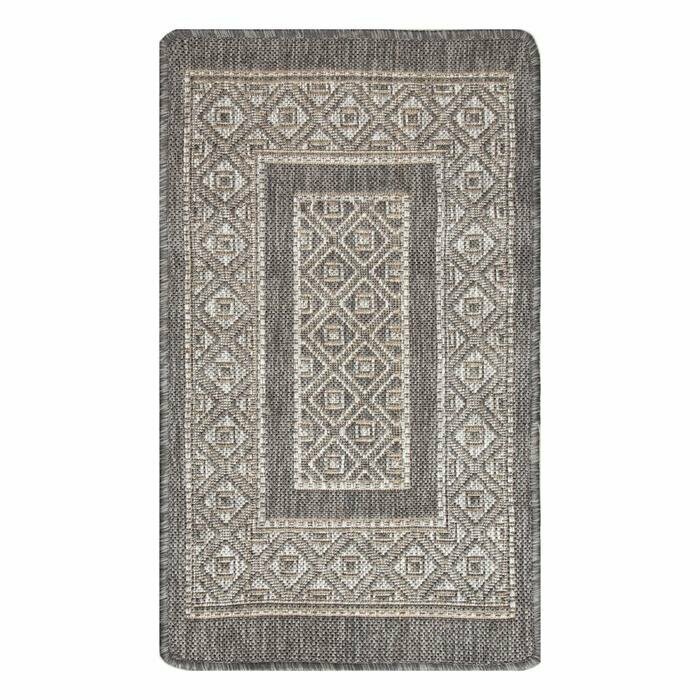 фото Ковер Эко-люкс прямоугольный 50х80 см, ПП 100%, джут