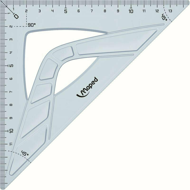 Треугольник Maped Geometric пластиковый 14.5 см 90/45/45 градусов 242421, 1719368