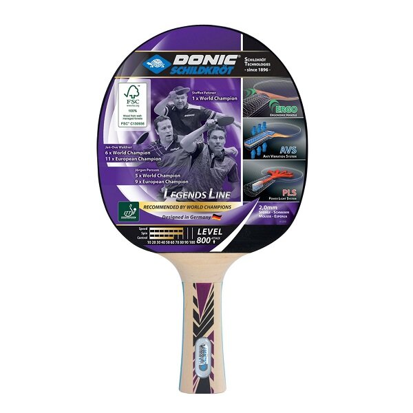 Ракетка для настольного тенниса Donic/Schildkrot Legends 800 754425, CV