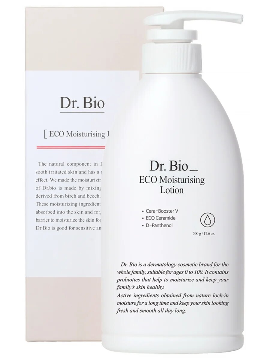 фото Увлажняющий лосьон для тела Dr. Bio ECO Moisturizing Lotion 500 гр