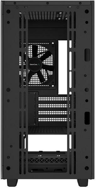 Корпус MiniTower DeepCool CH370 черный без БП mATX TG window 1x120mm fan (R-CH370-BKNAM1-G-1)