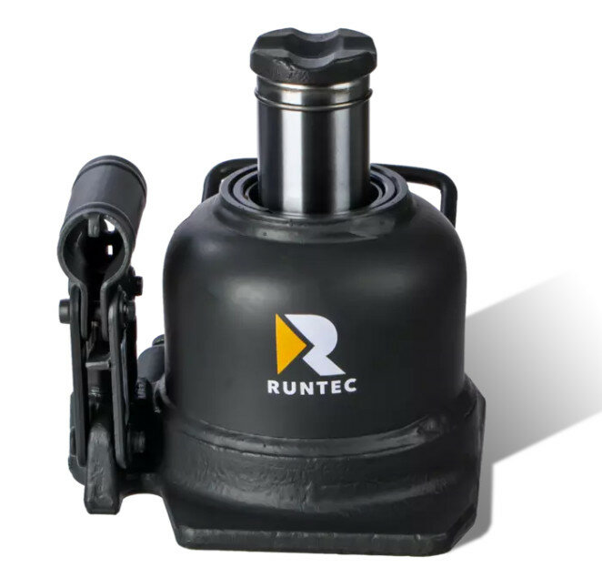 RUNTEC Домкрат бутылочный двухштоковый профессиональный 10 т 125-215 мм RT-WJ10