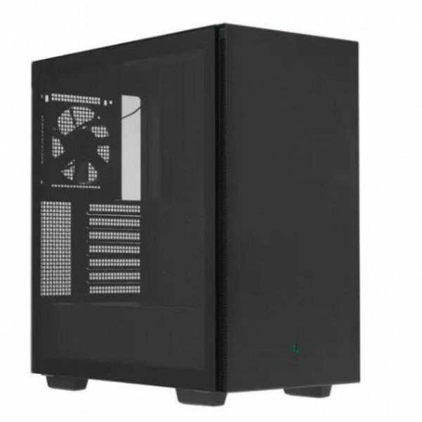 Корпус Deepcool CH510 без БП, боковое окно (закаленное стекло), 1x120мм вентилятор сзади, черный, ATX