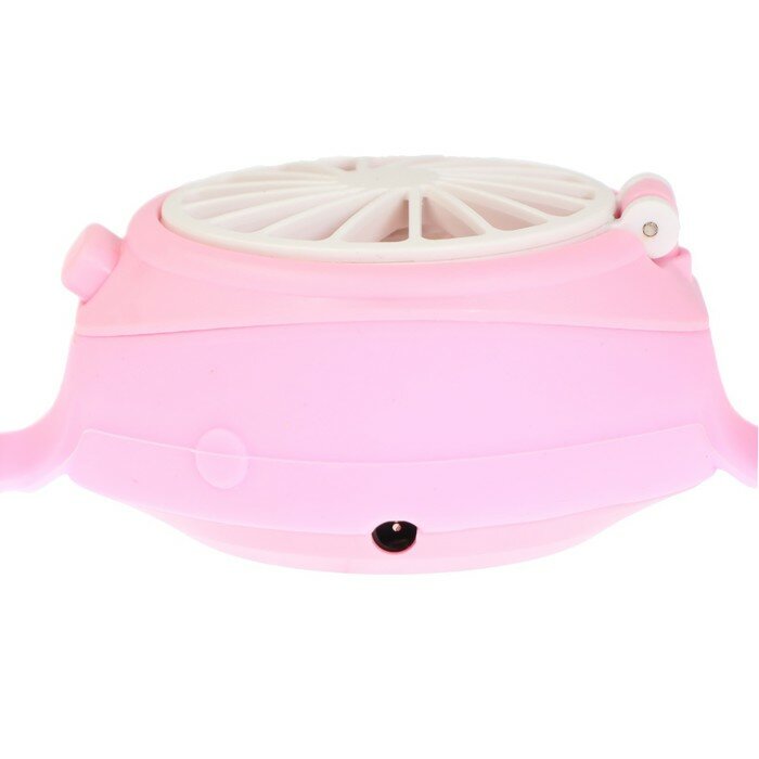 Вентиляторы Без бренда Мини вентилятор в форме наручных часов LOF-10, 3 скорости, поворотный, розовый - фотография № 8