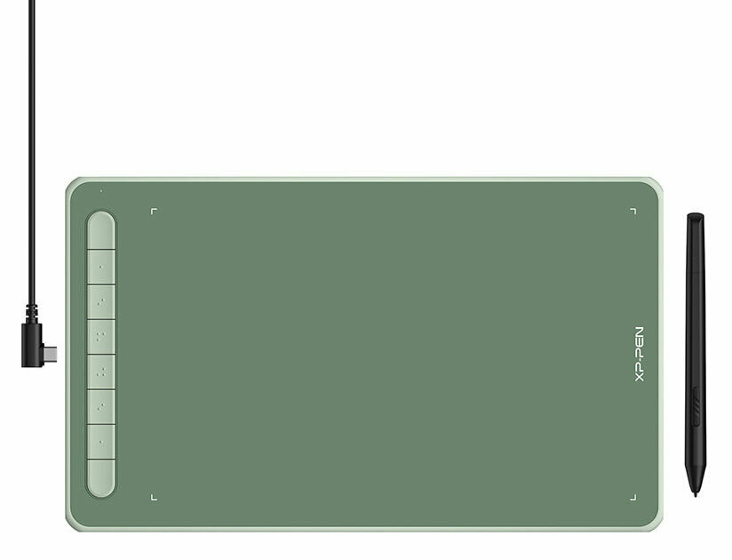 Графический планшет XPPEN Deco Deco LW Green зеленый [it1060b_g]