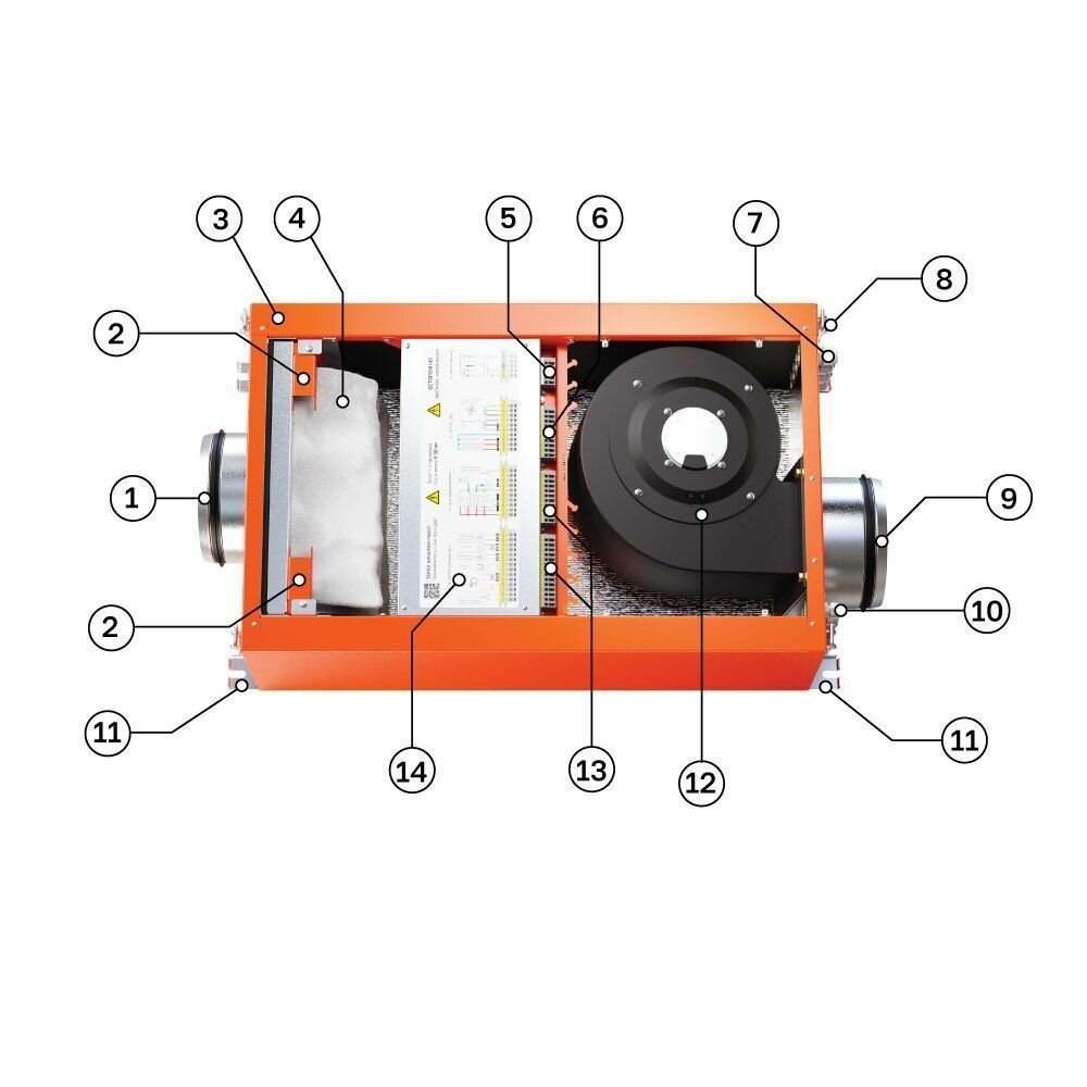 Приточная установка VentMachine Orange 600 G1 - фотография № 4