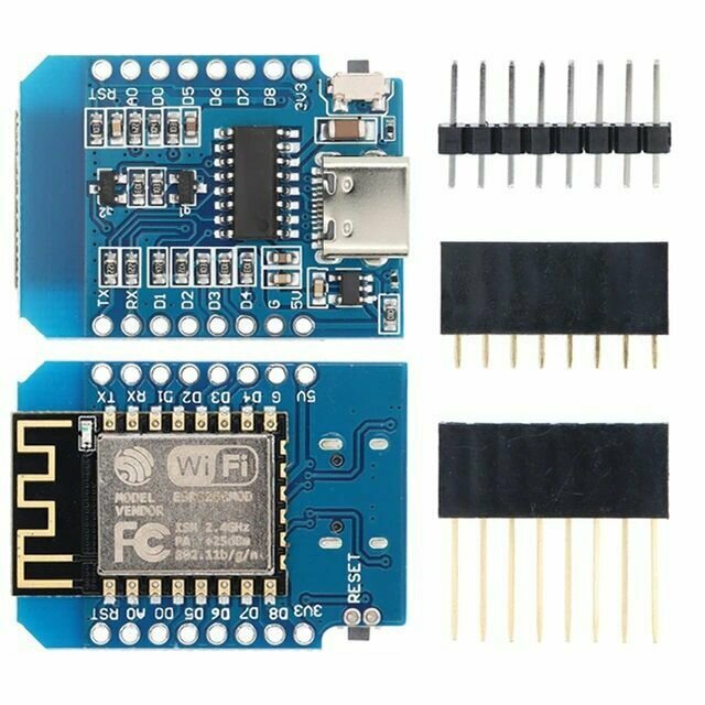 Контроллер на Wi-Fi модуле ESP8266 4Mb WeMos D1 Mini, type-c