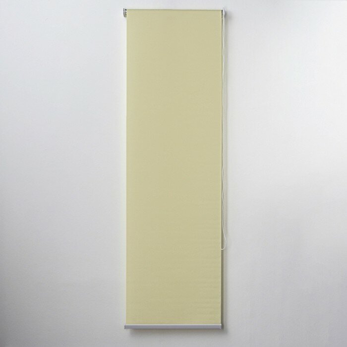 Штора рулонная «Механика», 60×180 см (с учётом креплений 3,5 см), цвет бежевый - фотография № 2