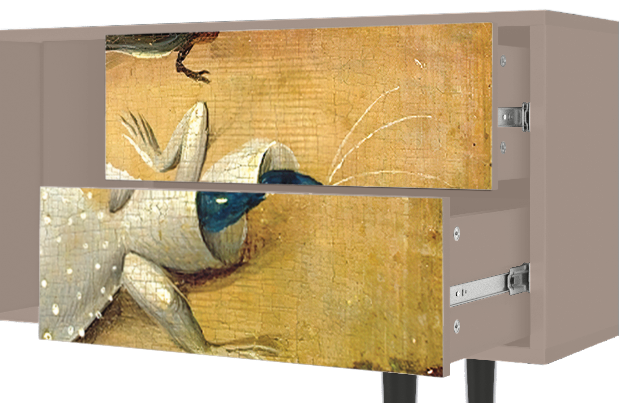 ТВ-Тумба - STORYZ - T1 The Garden by Hieronymus Bosch, 170 x 69 x 48 см, Бежевый - фотография № 5