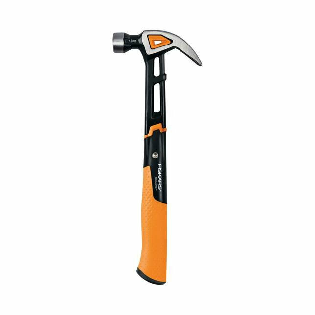 Молоток FISKARS с загнутым гвоздодёром M 16oz/13.5" 1027202